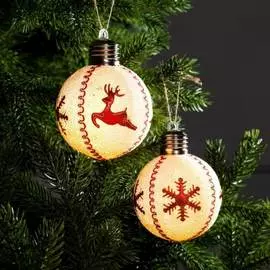 Набор елочных шаров LUAZON