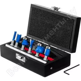 Набор фрез по дереву ЗУБР ПРОФ. 28795-H6