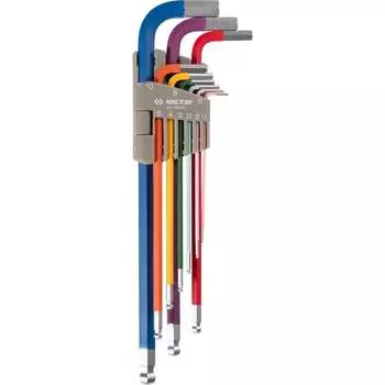 Набор г-образных длинных шестигранников KING TONY 20109MW