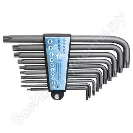 Набор г-образных ключей torx 10 предметов aist 1054210t 00-00004613