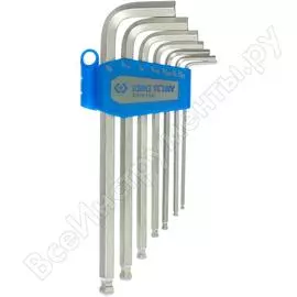 Набор Г-образных шестигранников KING TONY 20107SR