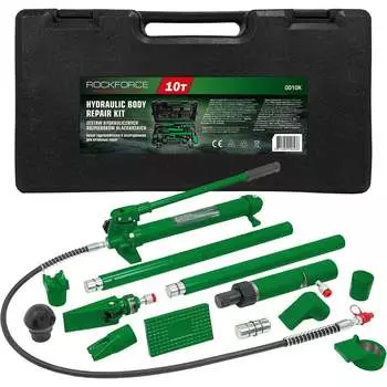 Набор гидравлического оборудования для кузовных работ Rockforce RF-0010K(60740)