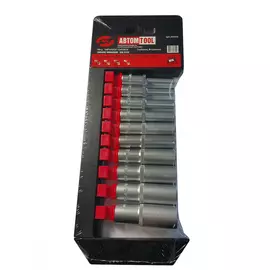 Набор головок шестигранных глубоких ABTOMTOOL 543010
