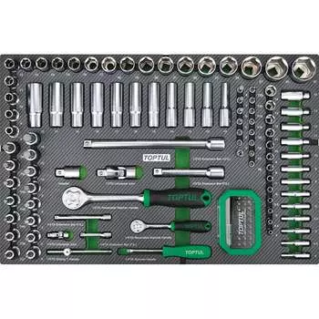 Набор головок и аксессуаров TOPTUL GEDD348