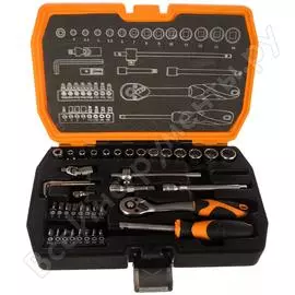 Набор инструмента kendo с квадратом 1/4, 42 предмета, crv 90562 00000073281