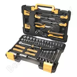 Набор инструмента wmc tools 1/4"&amp;3/8"dr 6 граней 4-19мм 108 предметов wmc-30108