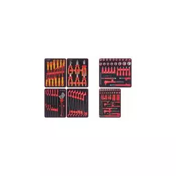 Набор инструментов для тележки KING TONY HIGH VOLTAGE 932-117VEMRVD