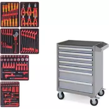 Набор инструментов KING TONY HIGH VOLTAGE 934-117AMGE