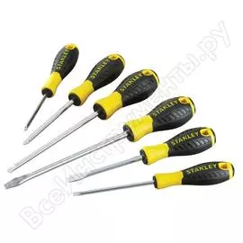 Набор из 6-ти отверток stanley essential stht0-60209