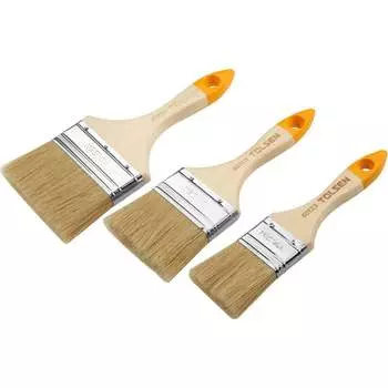 Набор кистей плоских TOLSEN 40145