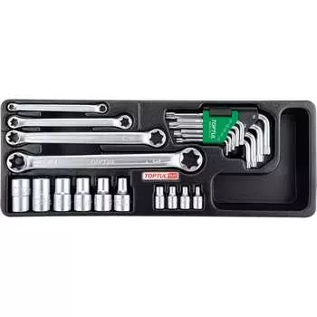 Набор ключей и торцевых головок TOPTUL GAAT2302