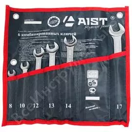 Набор ключей комбинированных 6 предметов aist 0010806ax 00-00010807