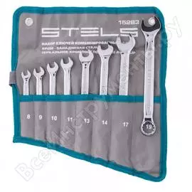 Набор комбинированных ключей STELS 15283
