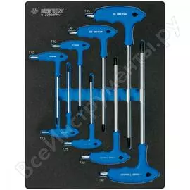 Набор ключей torx l-тип, ложемент, 8 предметов king tony 9-22308prv