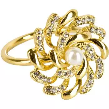 Набор колец для салфеток Nouvelle вихрь, 4x3,5 см 9903673-Н4