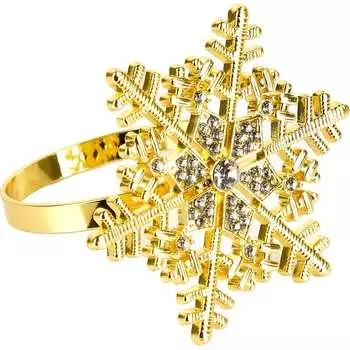 Набор колец для салфеток Nouvelle снежинка, 5,5x4,5 см N9903658-Н4