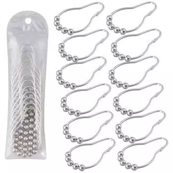 Набор колец для штор в ванную МУЛЬТИДОМ Шик VL34-65