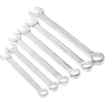 Набор комбинированных хромированных ключей HORTZ 1065893