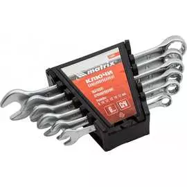 Набор комбинированных ключей 8-17мм 6шт matrix 15404