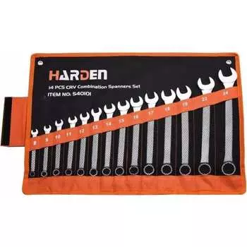 Набор комбинированных ключей Harden CRV 540101