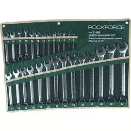 Набор комбинированных ключей Rockforce