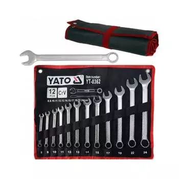 Набор комбинированных ключей YATO YT-0362