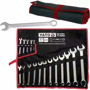 Набор комбинированных ключей YATO YT-0363