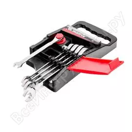 Набор комбинированных трещоточных ключей 5 шт. matrix 14793