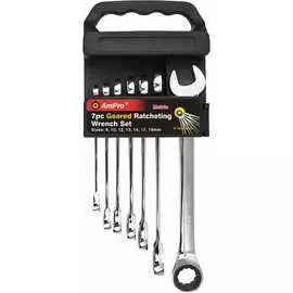 Набор комбинированных трещоточных ключей AmPro