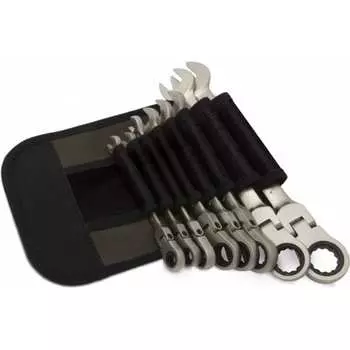 Набор комбинированных трещоточных ключей Дело Техники 515485