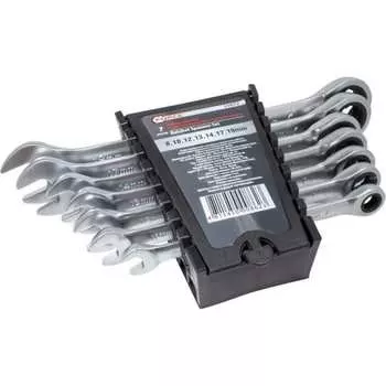 Набор комбинированных трещоточных ключей Forcekraft FK-51072(50625)