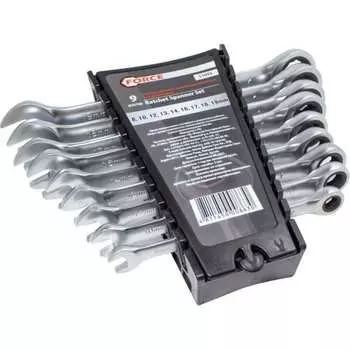 Набор комбинированных трещоточных ключей Forcekraft FK-51092(50626)