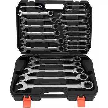 Набор комбинированных трещоточных ключей Gigant