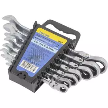 Набор комбинированных трещоточных ключей Partner PA-51072F(52454)