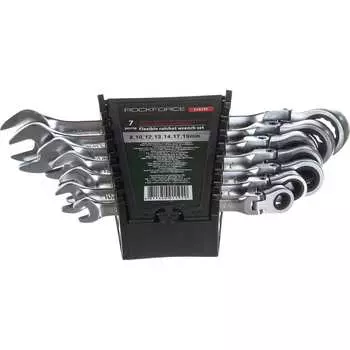 Набор комбинированных трещоточных ключей Rockforce RF-51072F(46764)