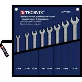 Набор комбинированных трещоточных ключей THORVIK CRWS8TB 53471