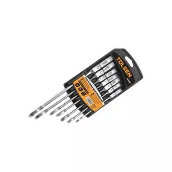 Набор комбинированных трещоточных ключей TOLSEN 15259