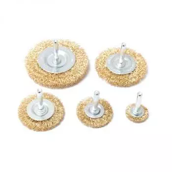 Набор дисковых кордщеток для дрели Rockforce