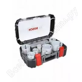 Набор коронок электрика по дереву и металлу progressor for wood&amp;metal 11 шт. bosch 2608594194