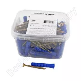 Набор крепления плинтусов качественный крепеж 8x50 (60 шт.) 0501099