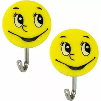 Набор крючков МУЛЬТИДОМ Улыбка-Луна HY27-126