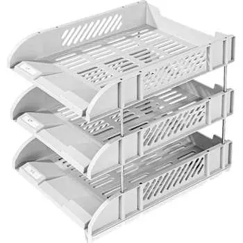 Набор лотков для бумаг DELI e9217grey 1408474