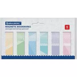 Набор магнитных закладок для книг BRAUBERG GEOMETRY 113177