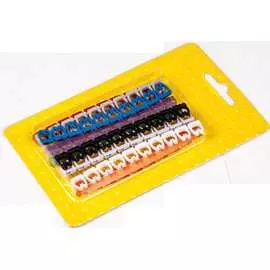 Набор маркировочных кабельных клипс для кабелей LANMASTER LAN-MCC-NUM-SET-C5E