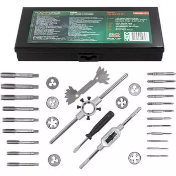 Набор метчиков и плашек Rockforce RF-M032-1(48308)