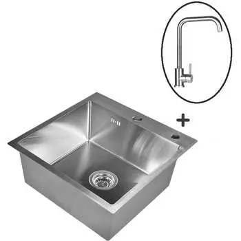 Набор мойка WISENT WGS35050/WGER013/W4998-4