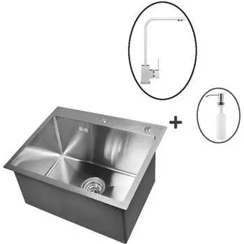 Набор мойка WISENT WS35848/WGER013/W405A/W4998-6