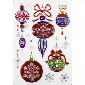 Набор новогодних декоративных наклеек Todi