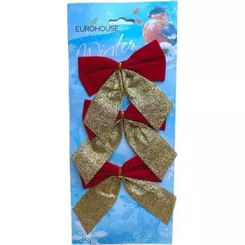 Набор новогодних украшений EUROHOUSE 15869