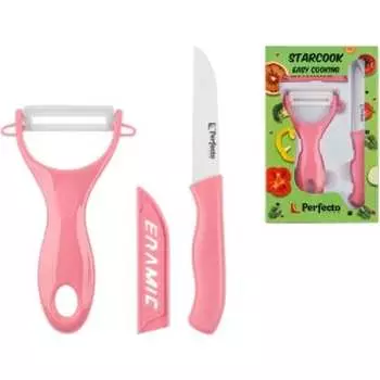 Набор ножей PERFECTO LINEA розовый Starcook 21-002010